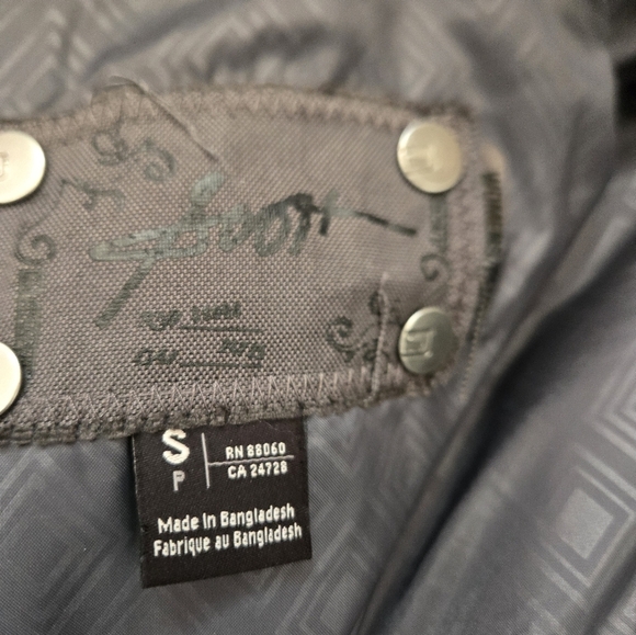 SCOTT Black Ski/ Snowboarding Jacket with Floral Pattern, Toggle Buttons. Size - Picture 13 of 16